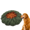 New Adjustable Round Dog Bed Pet Cushion Down Feather Filled Soft Warm Waterproof 100% Nylon Fabric Pet Nest