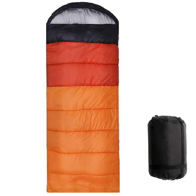 Outdoor 4 Seasons Custom Sleeping Bag Envelope Portable Travel Cold Weather Winter Camping Sleeping Bags