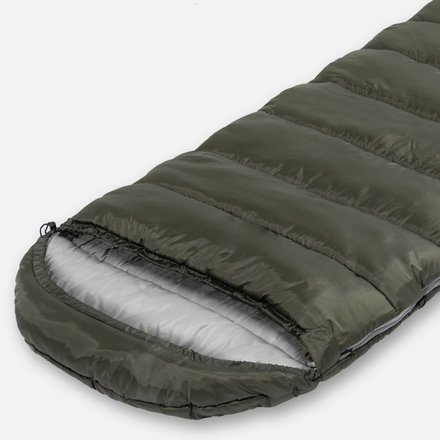 Outdoor Travel 3 Season Polyester Envelope Sleeping Bag for Camping